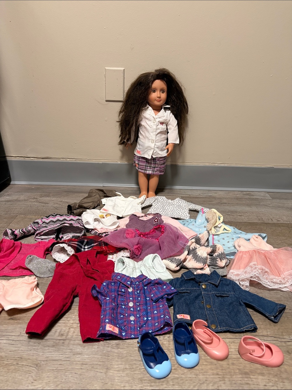 Our generation Doll +Clothing Lot